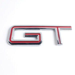 3D Emblem GT Metal Logo Sticker