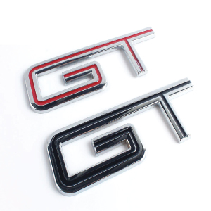 3D Emblem GT Metal Logo Sticker