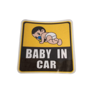 Baby in Car Sticker
