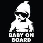 Baby on Board Reflective Sticker