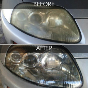 Headlight Restoration Cleaning Tools