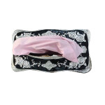 Luxury Embossed Rose Diamond Tissue Box