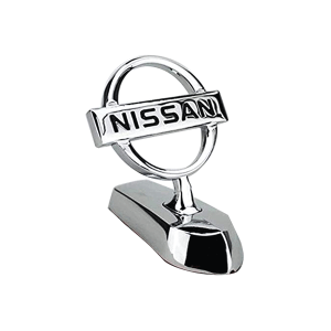 Stainless Still Nissan Car Bonnet Logo