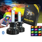 Universal RGB 7 Color LED Headlight